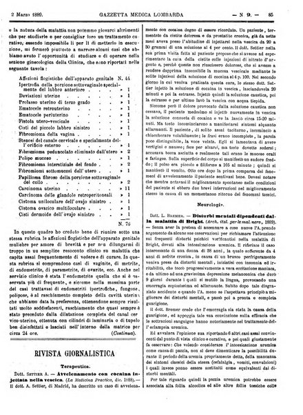 Gazzetta medica lombarda