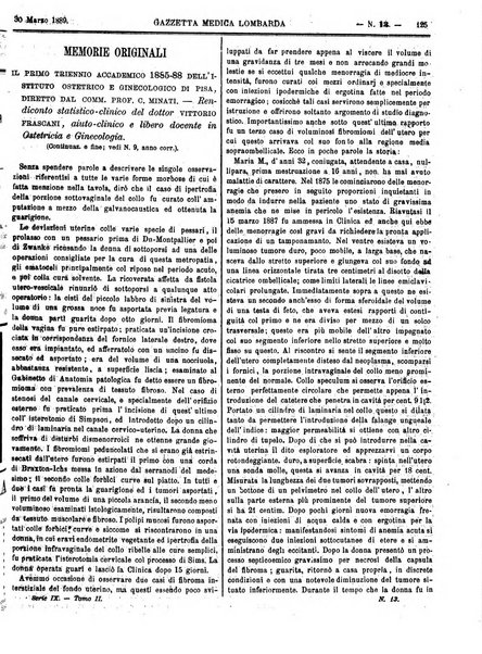 Gazzetta medica lombarda