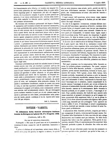 Gazzetta medica lombarda