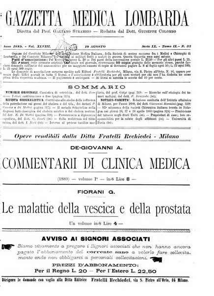 Gazzetta medica lombarda