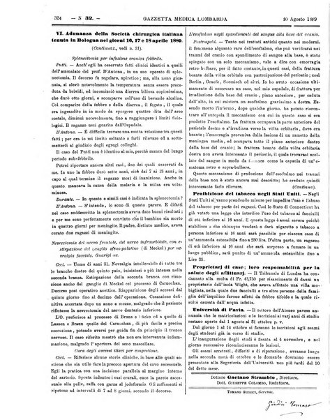 Gazzetta medica lombarda