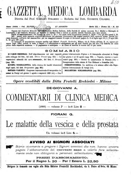 Gazzetta medica lombarda