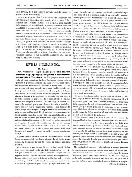 Gazzetta medica lombarda