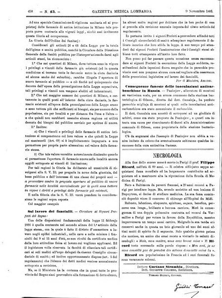 Gazzetta medica lombarda