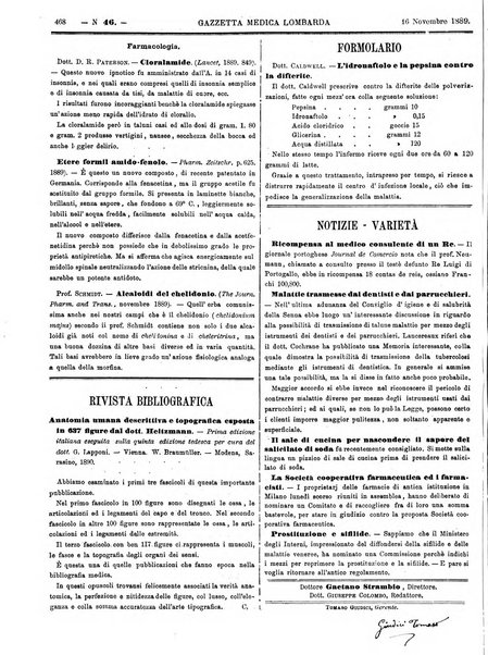 Gazzetta medica lombarda