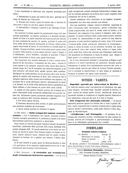 Gazzetta medica lombarda