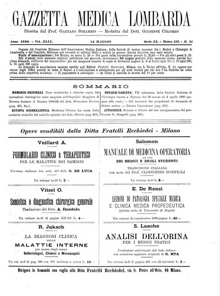 Gazzetta medica lombarda