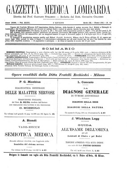 Gazzetta medica lombarda