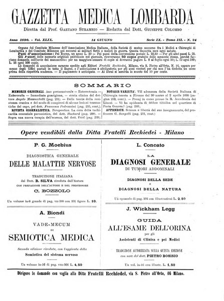 Gazzetta medica lombarda