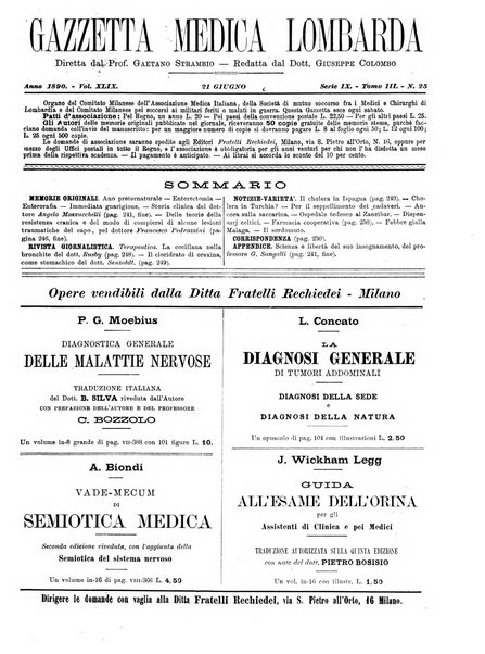 Gazzetta medica lombarda