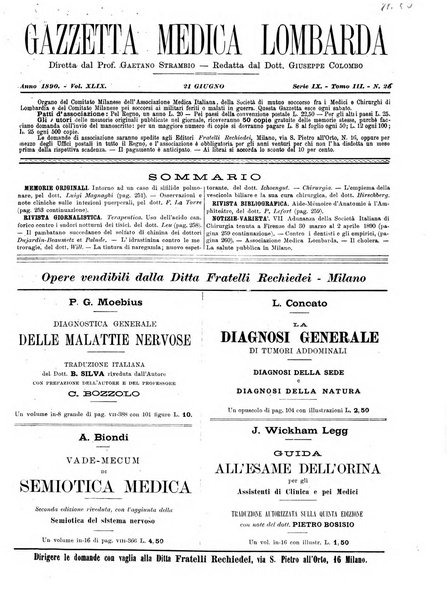 Gazzetta medica lombarda