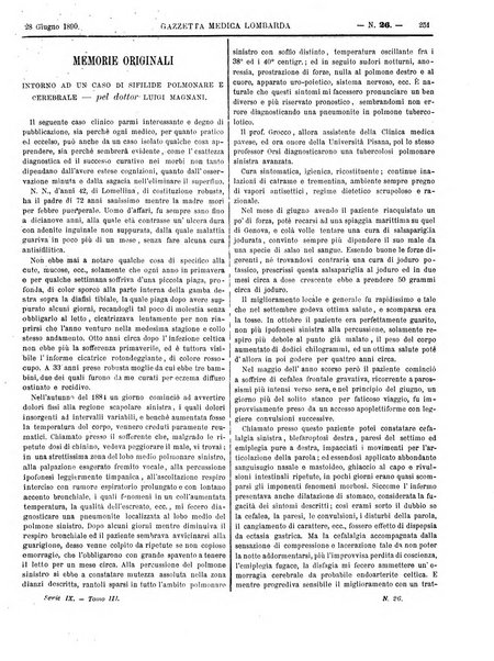 Gazzetta medica lombarda