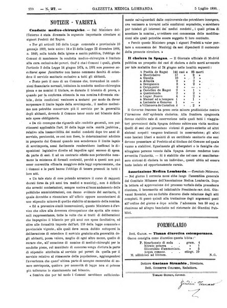 Gazzetta medica lombarda