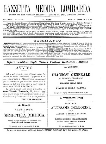 Gazzetta medica lombarda