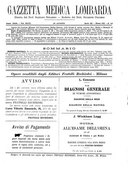 Gazzetta medica lombarda