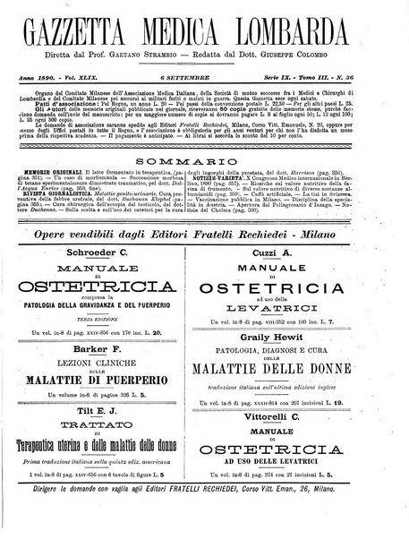 Gazzetta medica lombarda