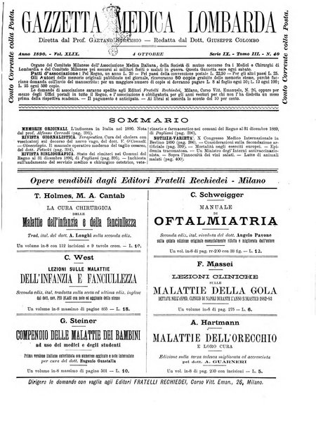 Gazzetta medica lombarda