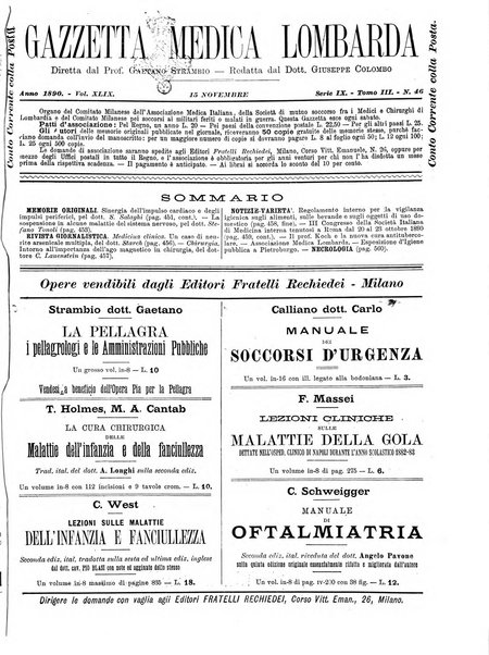 Gazzetta medica lombarda