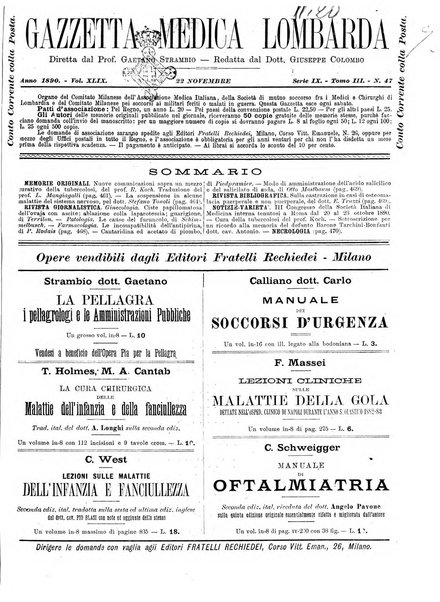 Gazzetta medica lombarda