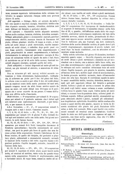 Gazzetta medica lombarda