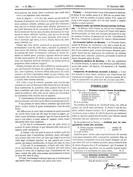 Gazzetta medica lombarda