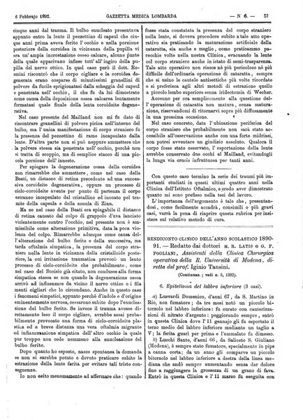 Gazzetta medica lombarda