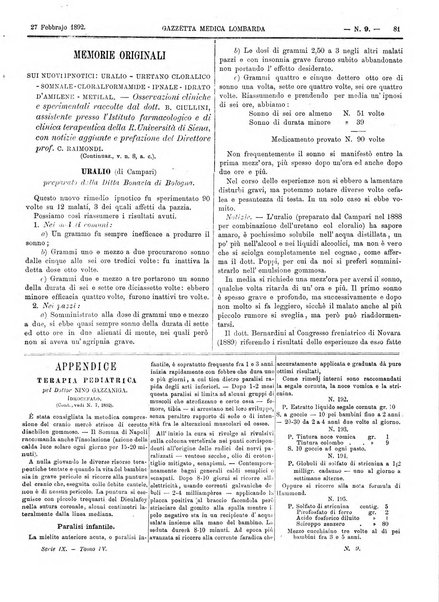 Gazzetta medica lombarda