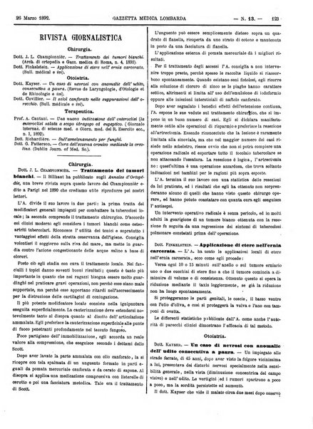 Gazzetta medica lombarda