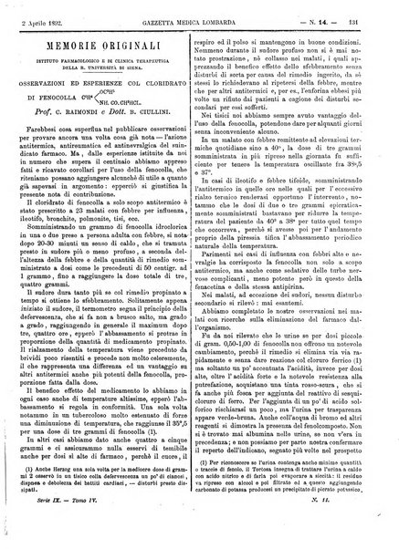 Gazzetta medica lombarda