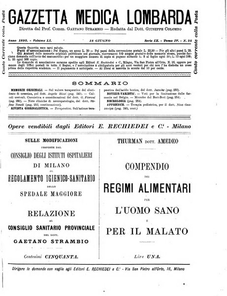 Gazzetta medica lombarda