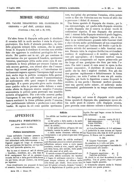 Gazzetta medica lombarda