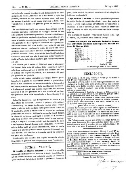 Gazzetta medica lombarda