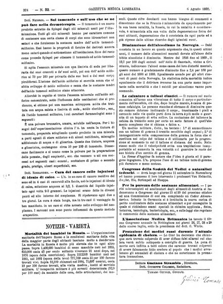 Gazzetta medica lombarda