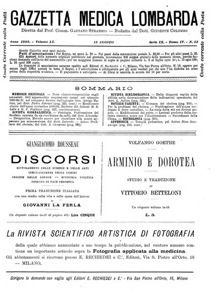 Gazzetta medica lombarda