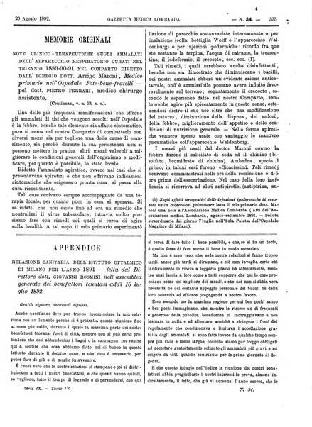 Gazzetta medica lombarda