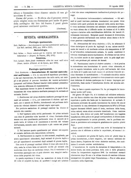 Gazzetta medica lombarda