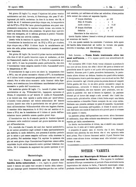 Gazzetta medica lombarda