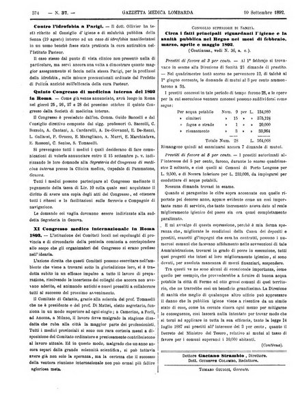 Gazzetta medica lombarda