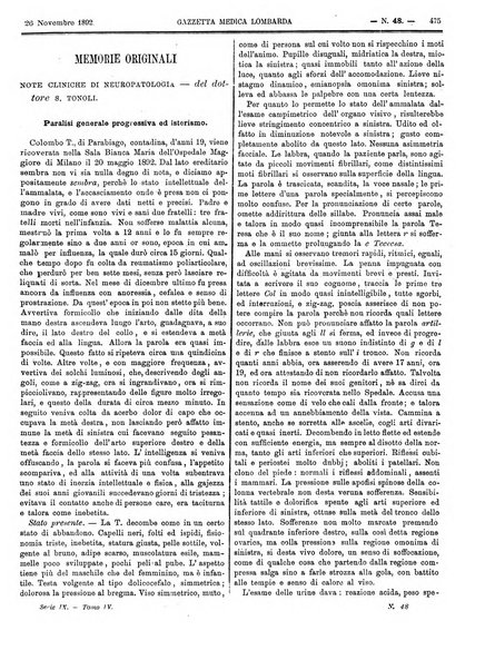 Gazzetta medica lombarda