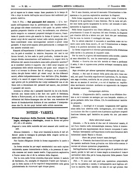 Gazzetta medica lombarda