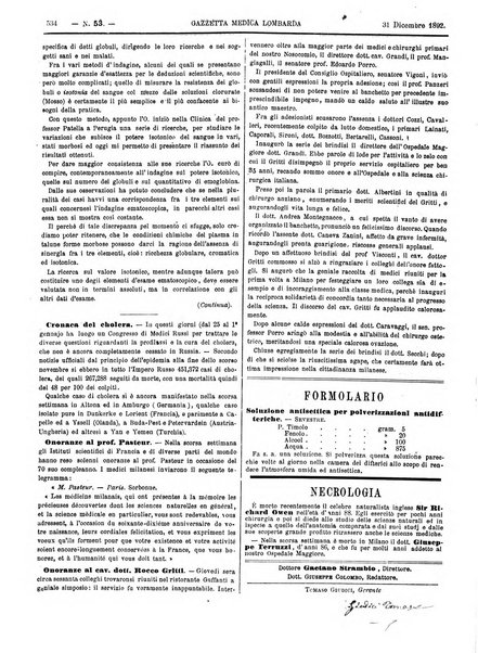 Gazzetta medica lombarda