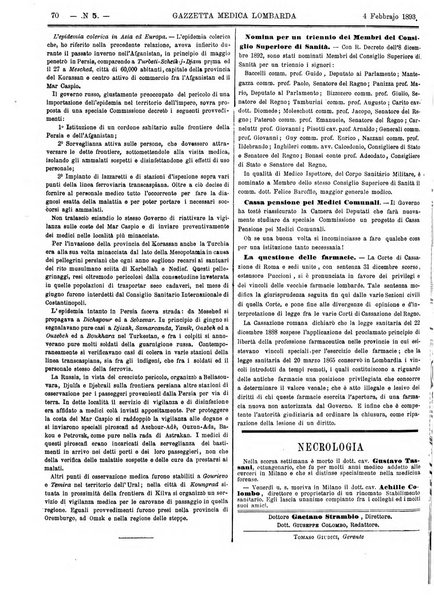 Gazzetta medica lombarda