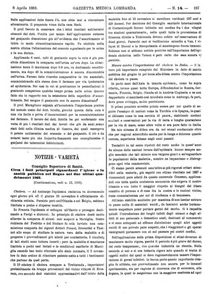 Gazzetta medica lombarda