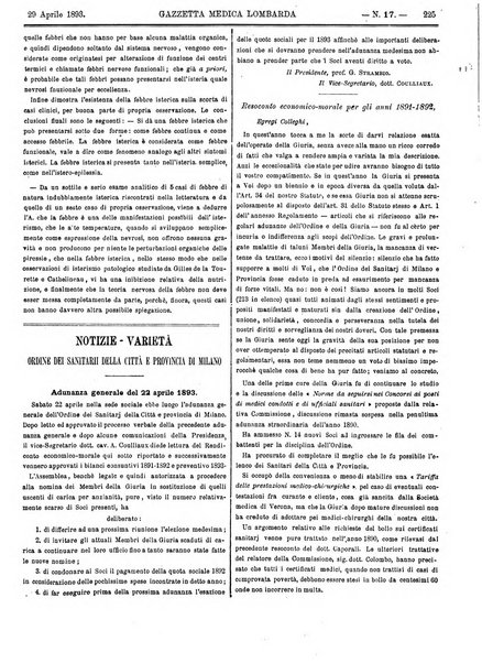 Gazzetta medica lombarda