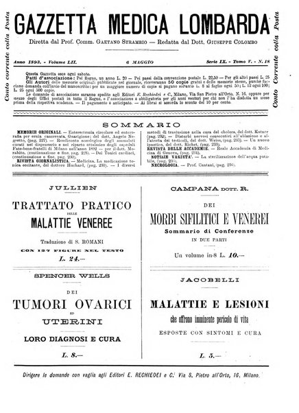 Gazzetta medica lombarda