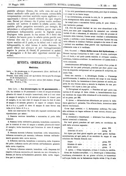 Gazzetta medica lombarda