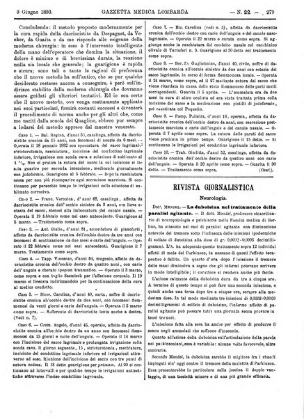 Gazzetta medica lombarda