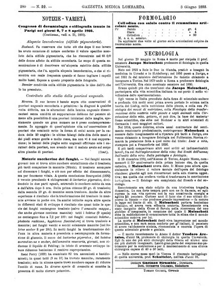 Gazzetta medica lombarda