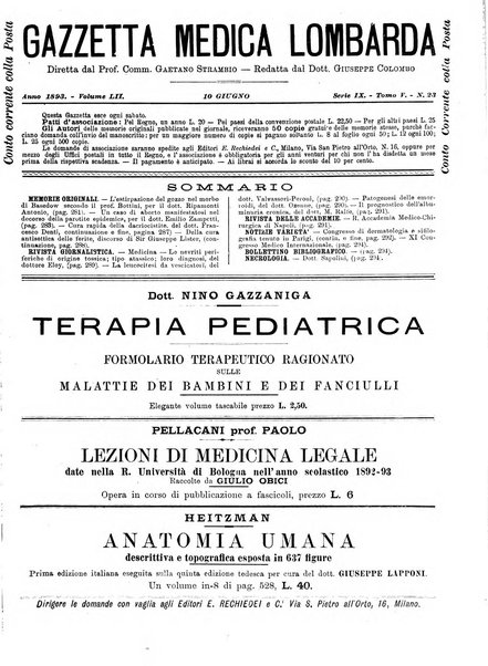 Gazzetta medica lombarda