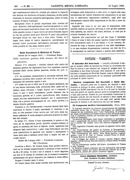 Gazzetta medica lombarda